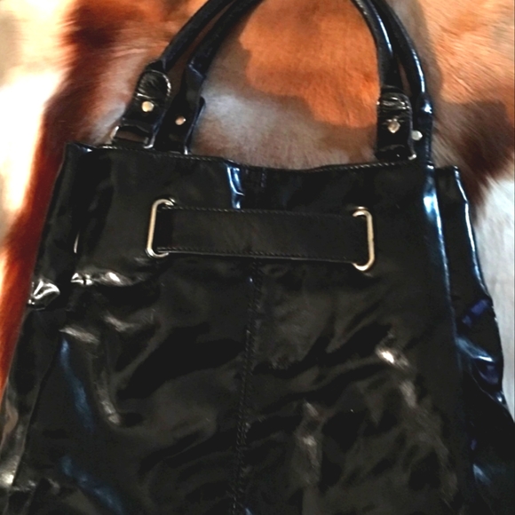 Beautiful Black Patent Leather Purse